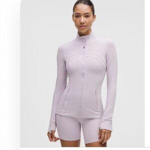 Lululemon Define Jacket Faint Lavender Nulu sz 6